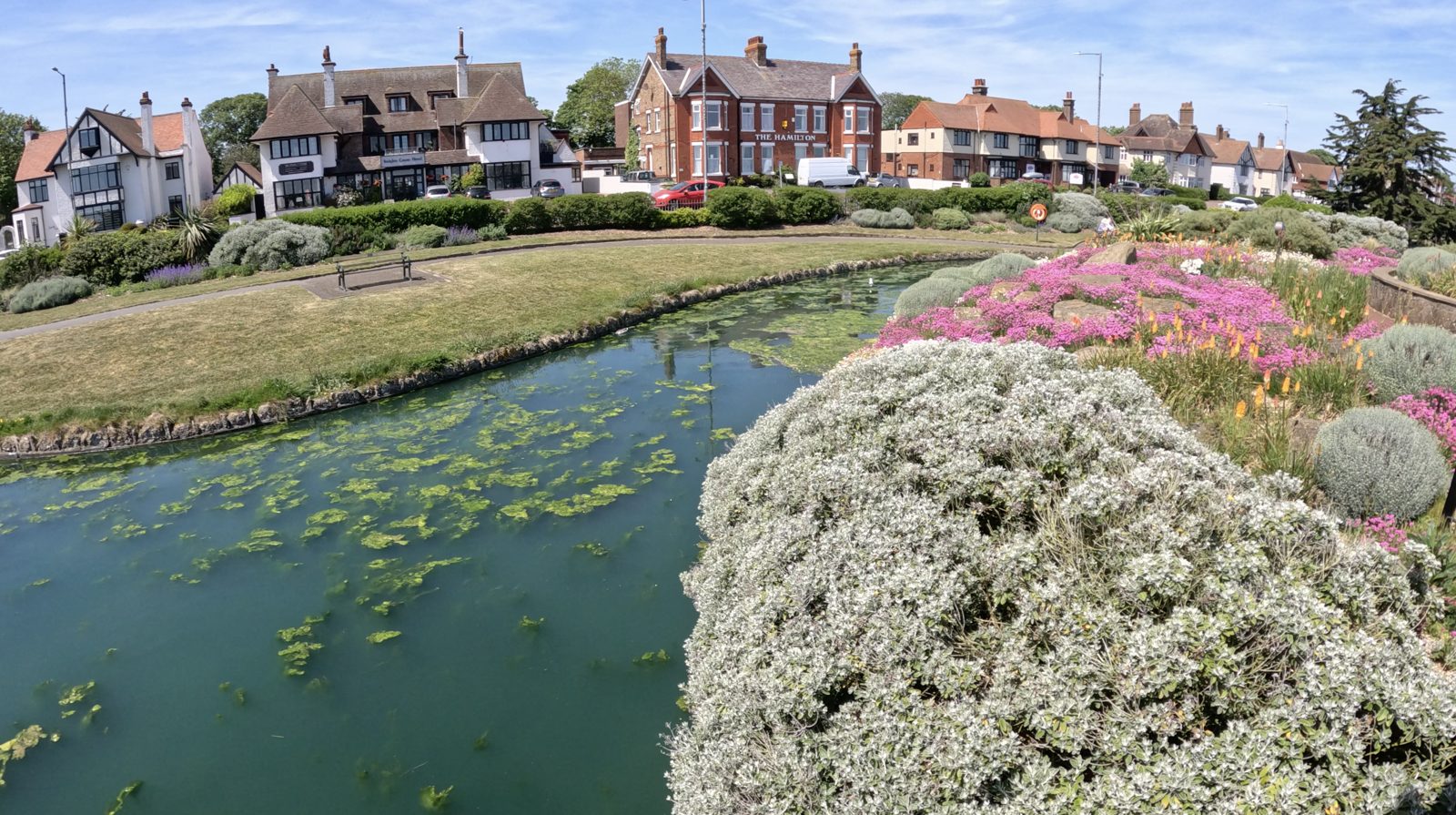 A riverside village and gardens on a sensory walk