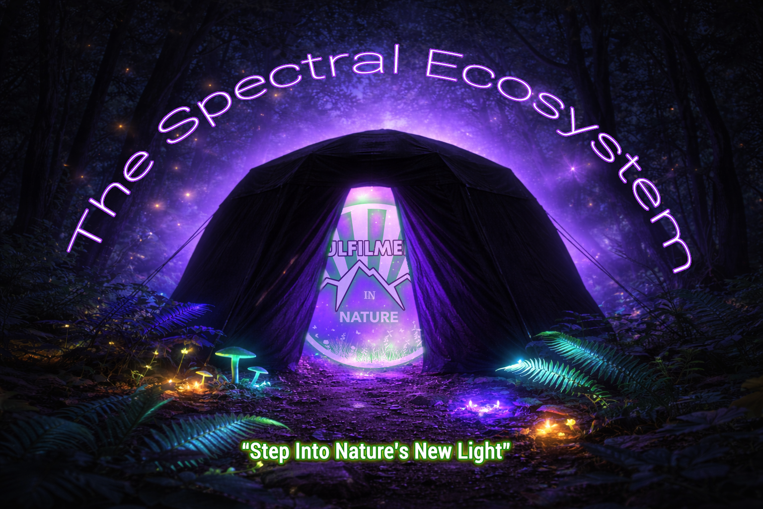 The Spectral Ecosystem immersive tent artwork