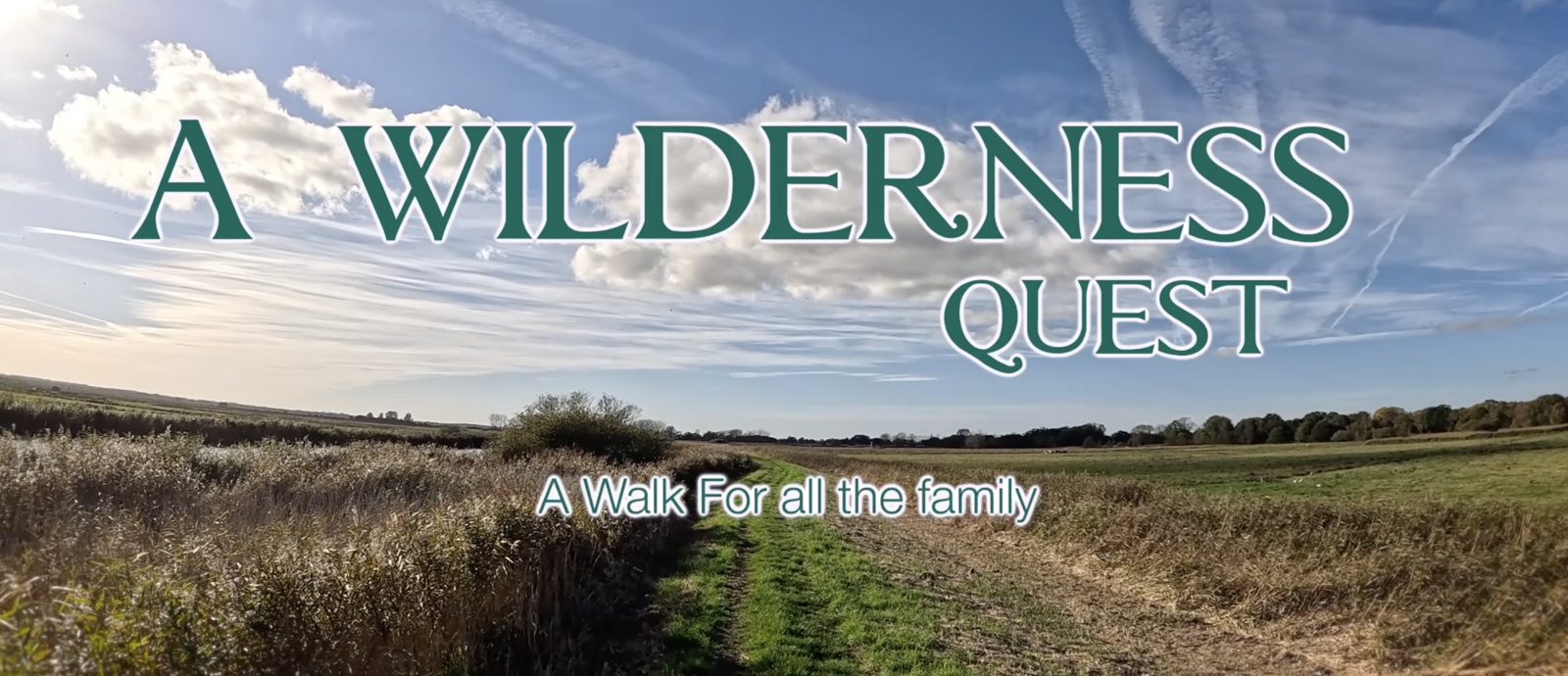 A Wilderness Quest family walk poster